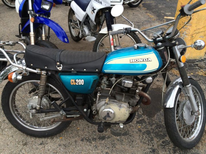 Rare Honda CL200 transformation to tracker/scrambler/bratstyle