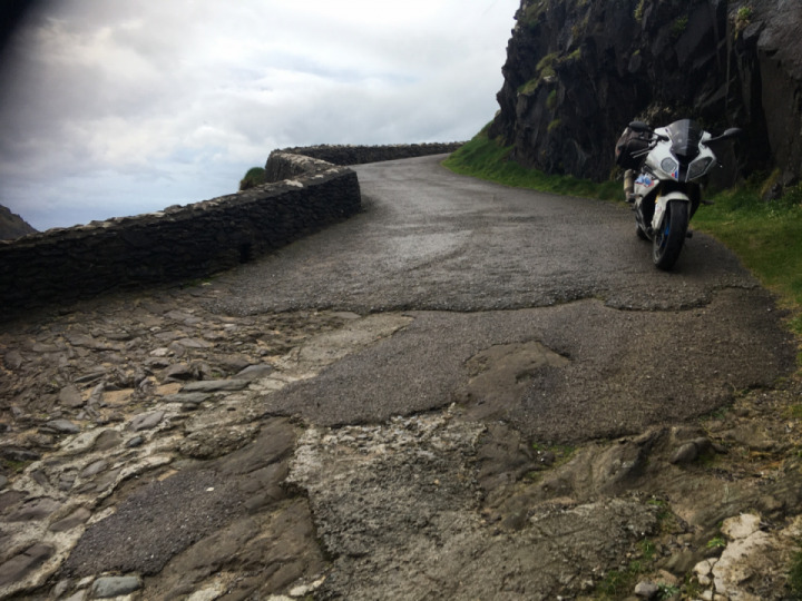 Conors pass and slea head drive probably Some of the highest and most narrow roads