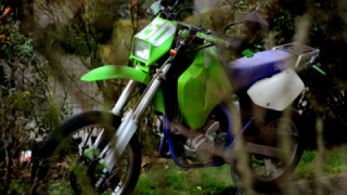 Kawasaki KLR 650 - Mobiler Wasserkocher