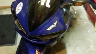 Yamaha YZF R6 - My son rides it.