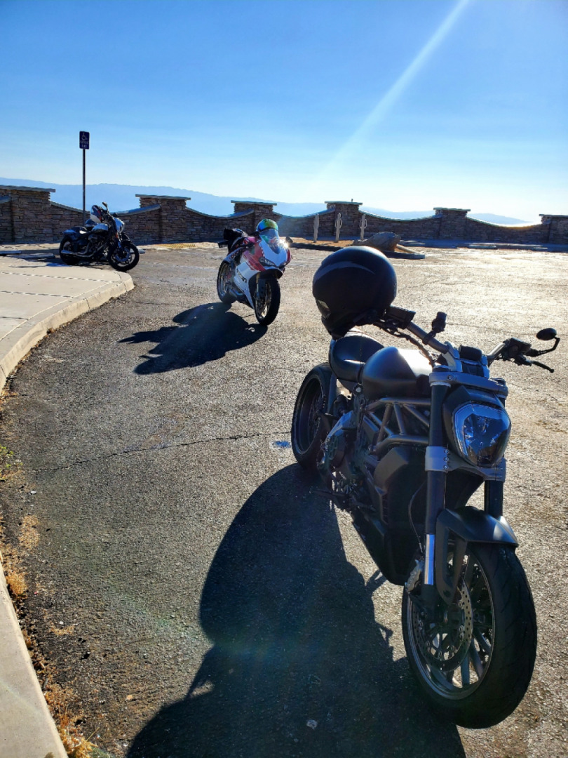 Morning ride with another Ducati