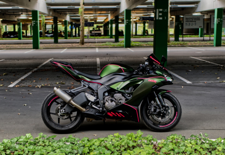 Aktuelles Bild von meiner ZX-6R