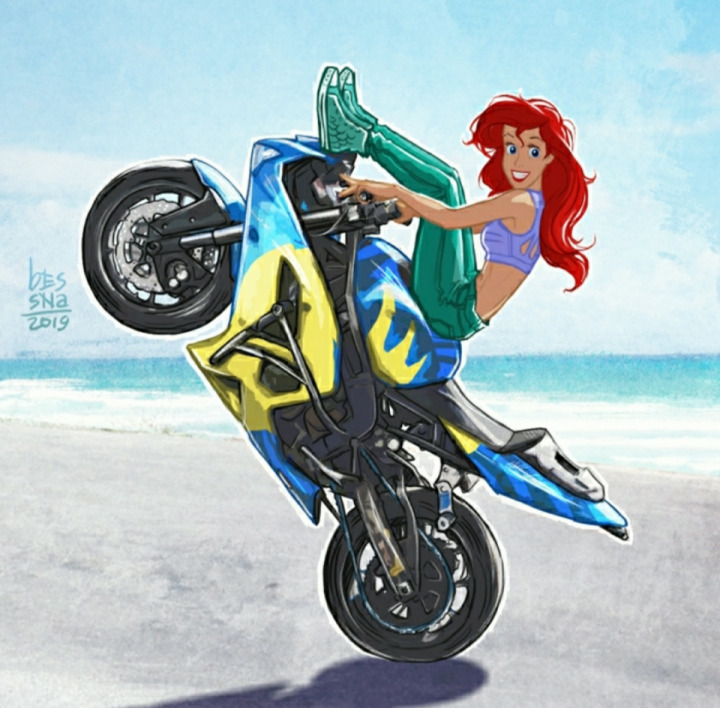 Ariel on zx6r for Wheelie Wednesday :)