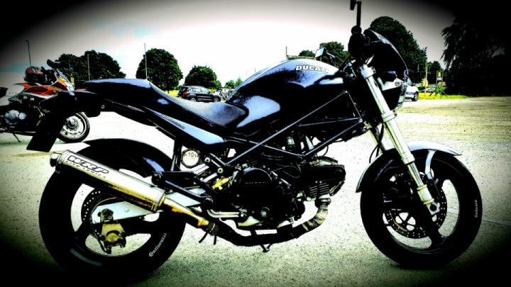 Trying to edit my bike pics