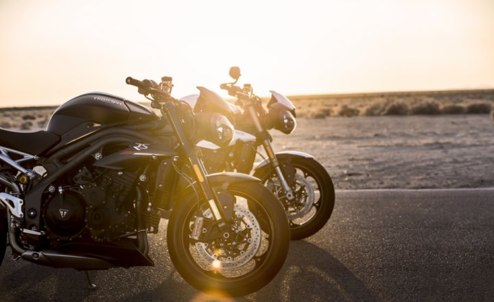 New bikes Triumph Speed Triple S / RS 2018