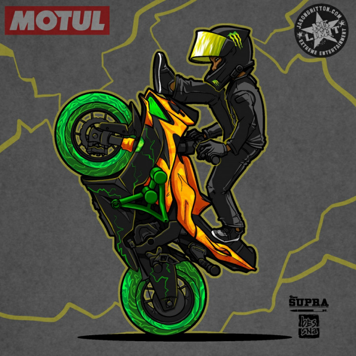 Motul Usa and Jason Britton coloring page contest :)