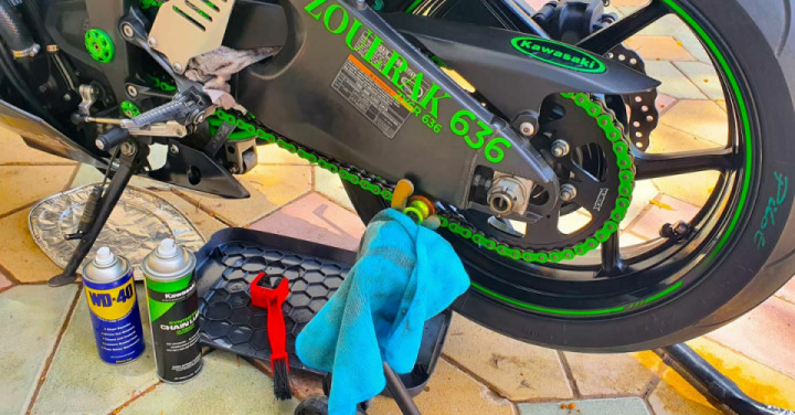 Cleaned GREEN chain.