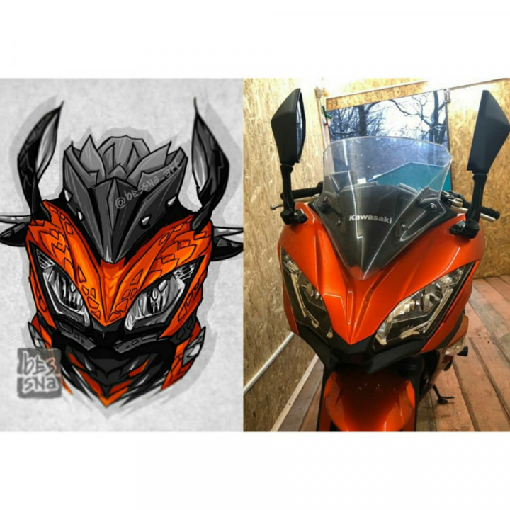 Kawasaki ninja 650 as dragon