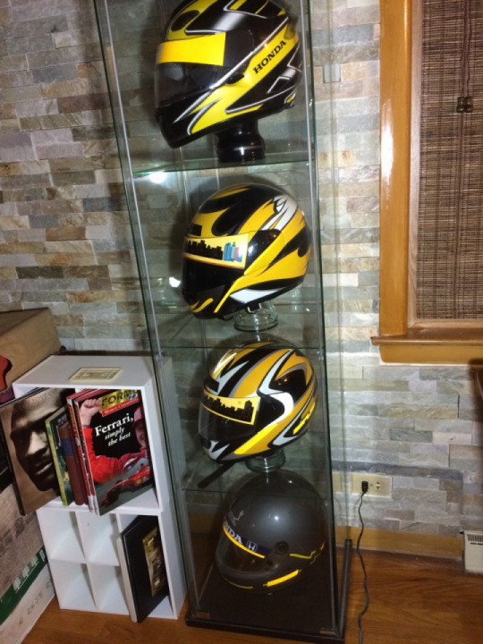 My helmets