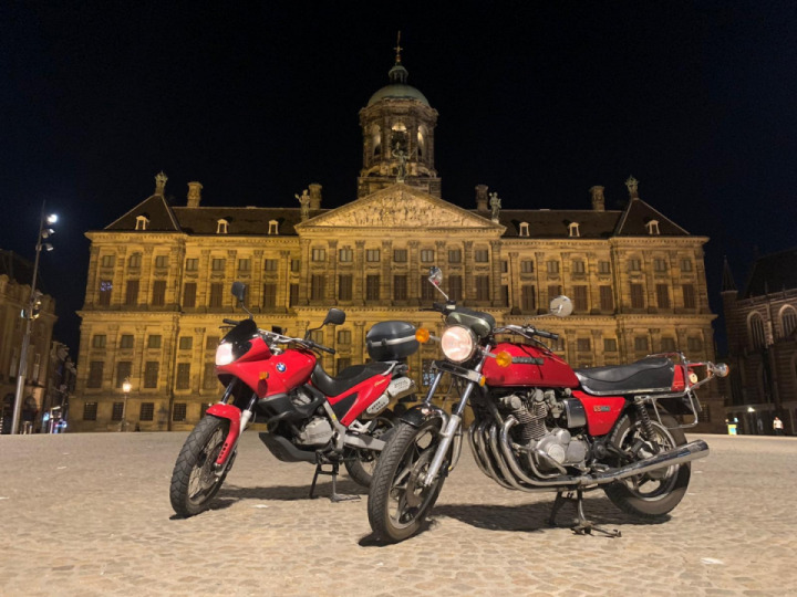 Nightly ride through Amsterdam