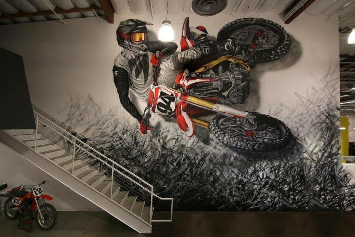 Wall painting by Mark Paul Deren