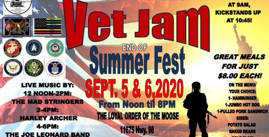 Vet Jam Summer Fest Poker Run