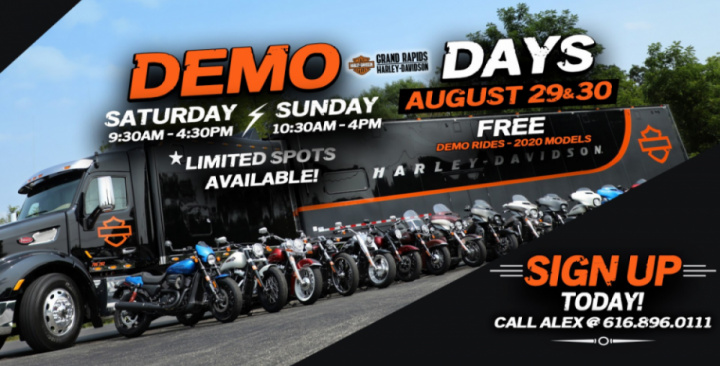 GR Harley-Davidson DEMO DAYS / Aug. 29-30