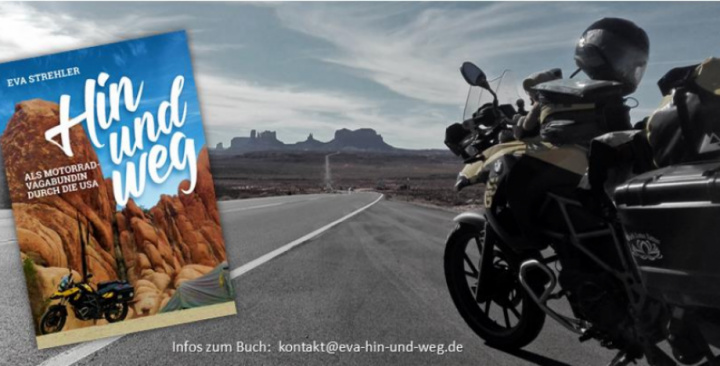 Live-Vortrag "Als Motorrad-Vagabundin durch die USA"