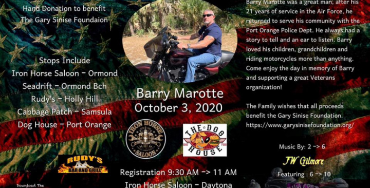 Memorial Poker Run In Memory of Barry Marotte