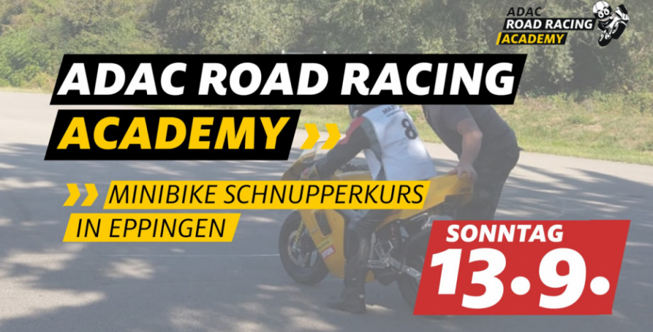 ADAC Road Racing Academy: MiniBike Schnupperkurs in Eppingen