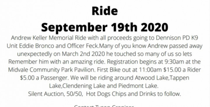 Andrew Keller Memorial Ride