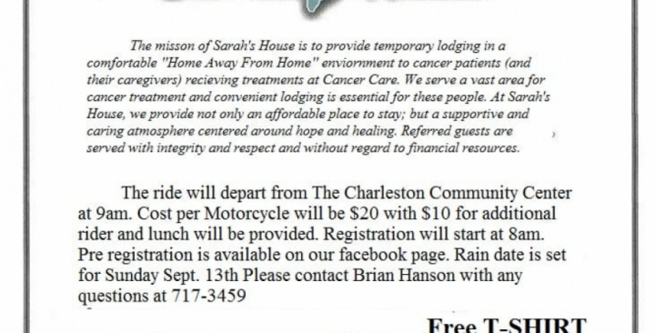 5th Annual Ride For Sarahs House