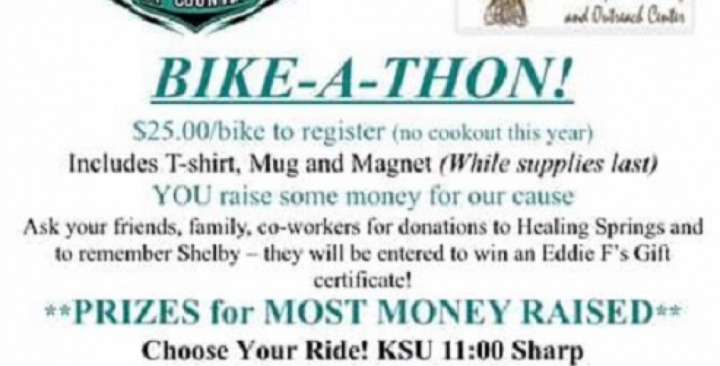 The Fifth Annual Ride in Memory of Shelby Countermine