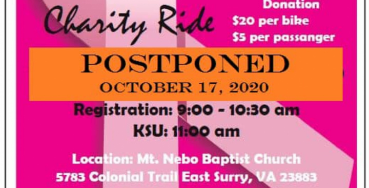 Breast Cancer Motorcycle Charity Ride