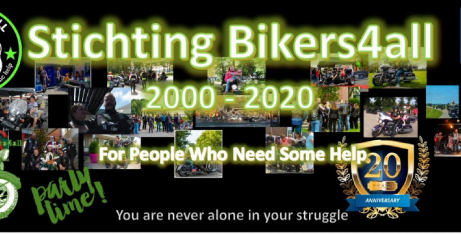 Viering 20 jaar bestaan Bikers4all