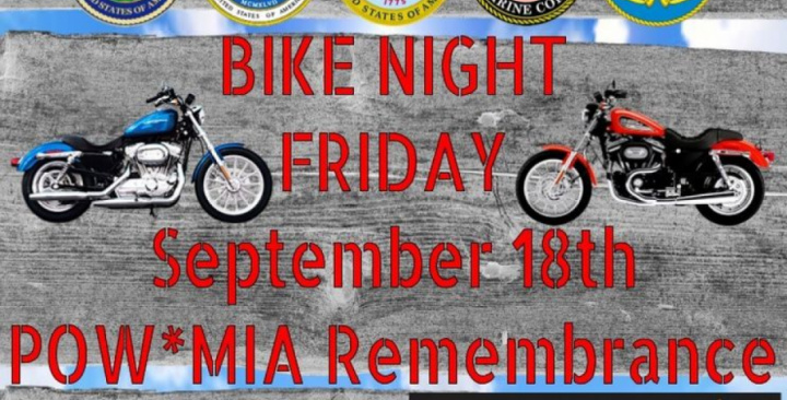 BIKE NIGHT at VU - POW*MIA Remembrance