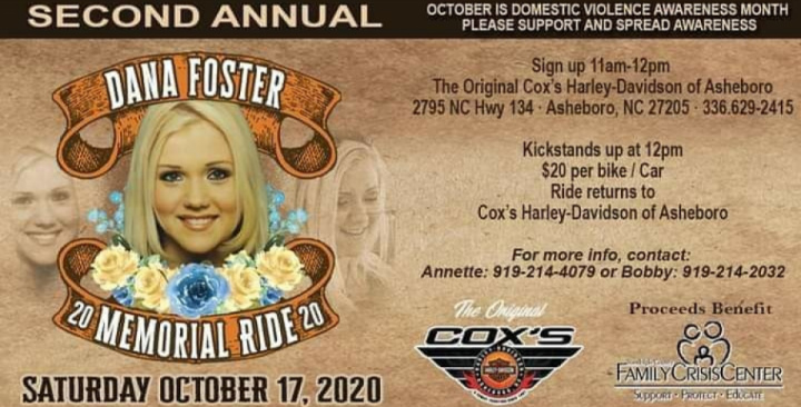 Dana Foster Memorial Ride