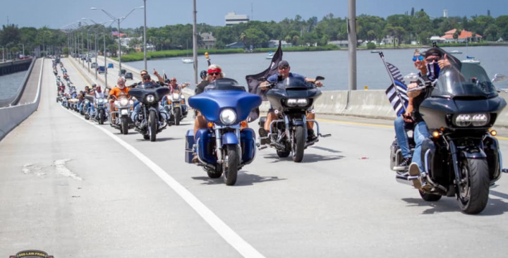 The Blue Thunder Beach Ride! (Back the Blue)