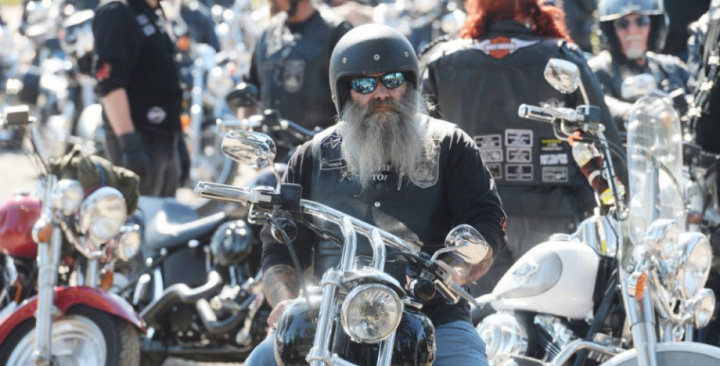 Rolling 4 Veterans Motorcycle Dice Run