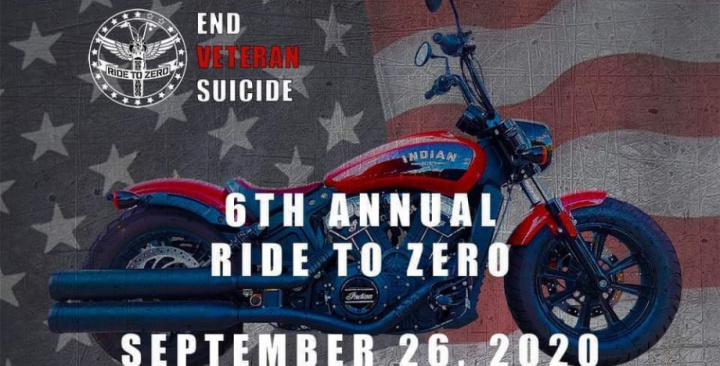 6th Annual Ride to Zero - Veteran Suicide Prevention Fundraiser - COVID Edition