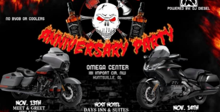 Head Hunters MC(Huntsville,AL) Anniversary Party