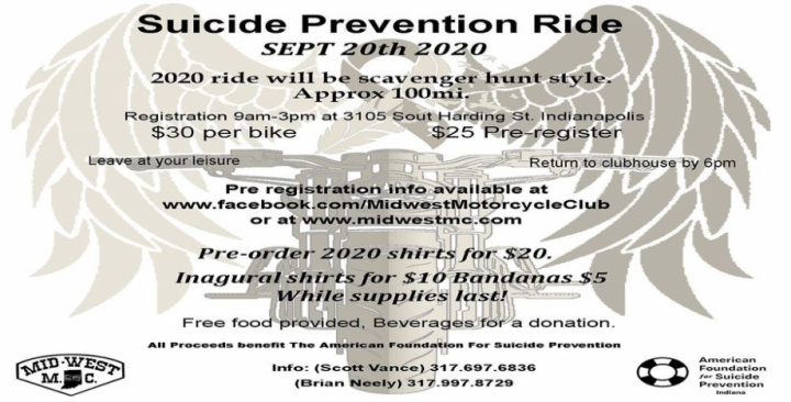 2nd Annual Rise Up and Ride to Fight Suicide.