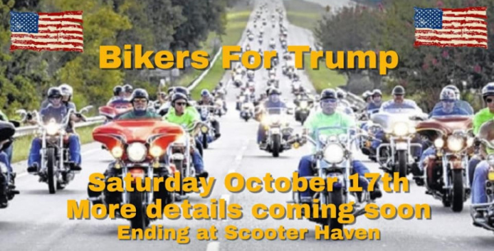 Kick Stands Up For Trump Ride