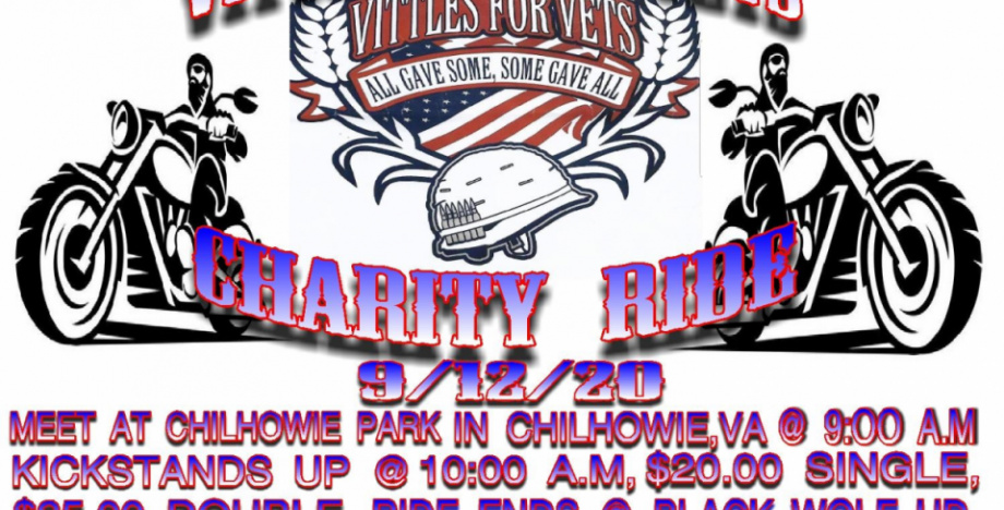 VITTLES FOR VETS CHARITY RIDE