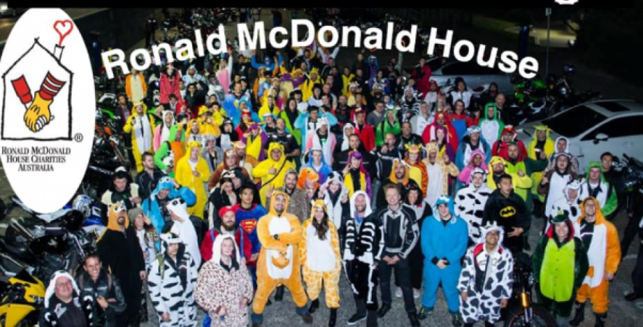 Newcastle Onsie BIKE n Car Fundraiser for Ronald McDonald House