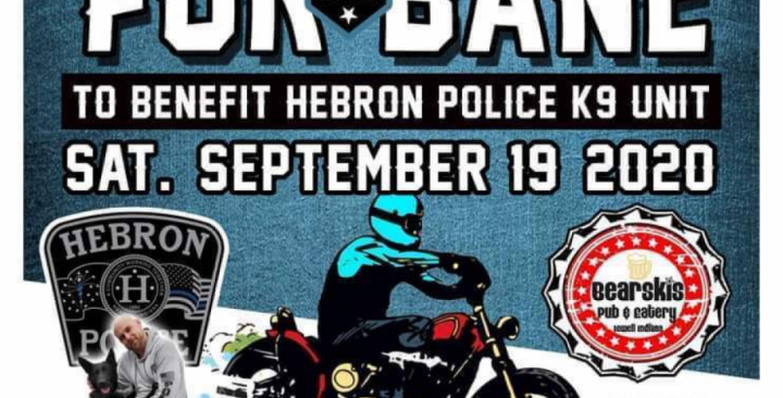 Hebron Police K9 Motorcycle Ride