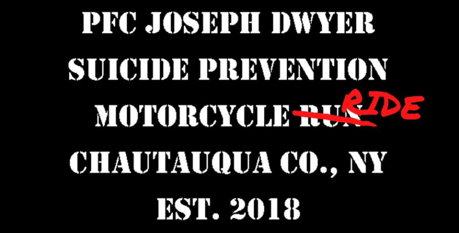 Dwyer Suicide Prevention Motorcycle RIDE 2020