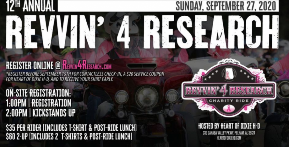 12th Annual Revvin' 4 Research Charity Ride