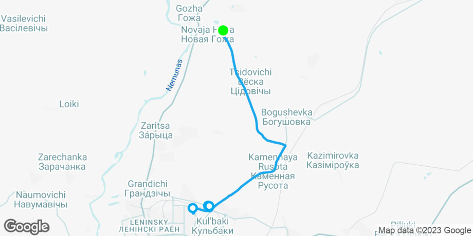 Route map preview