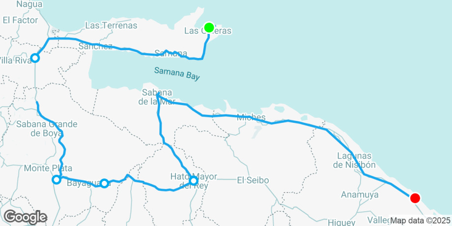 Route map preview