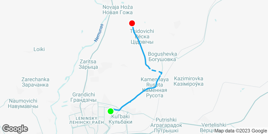 Route map preview