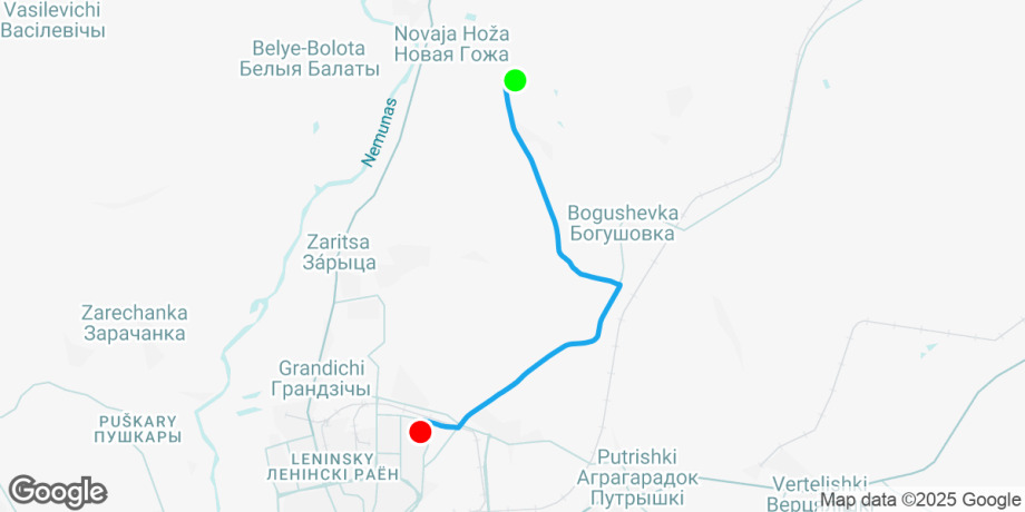 Route map preview