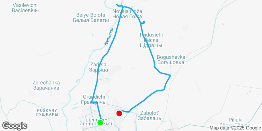 Route map preview