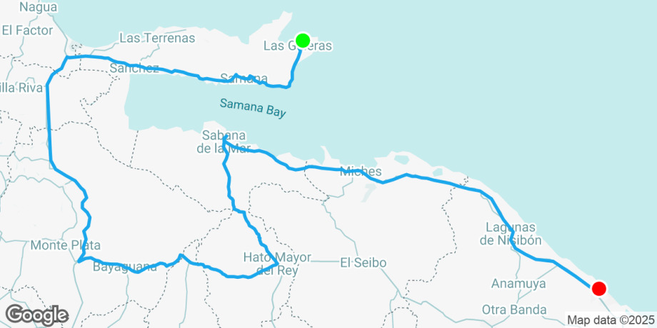 Route map preview