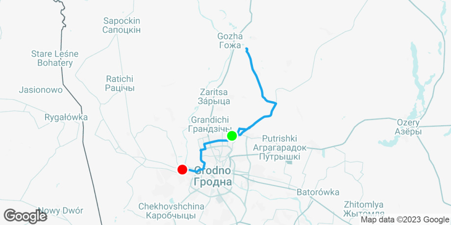 Route map preview