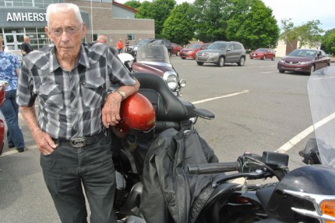 He is still riding at 100