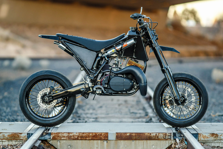 Supermoto Yamaha RD/YZ Zed by Spoken Moto