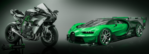 Bugatti VS Kawasaki