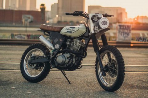 Pista Design: scrambler Yamaha XT600E Crooked Rooster