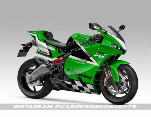 Concept design of Kawasaki ZX-10R by Kardesign